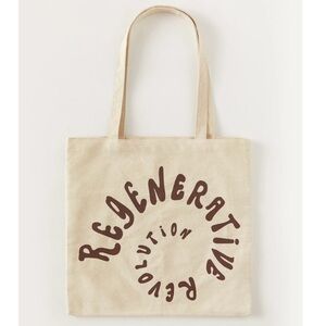 Christy Dawn Regenerative Revolution Canvas Tote Bag Like New